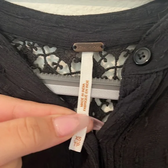 Free People Long Sleeve Button Up - Picture 2 of 3